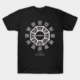 Dharma Initiative Lost Retro Japanese T-Shirt